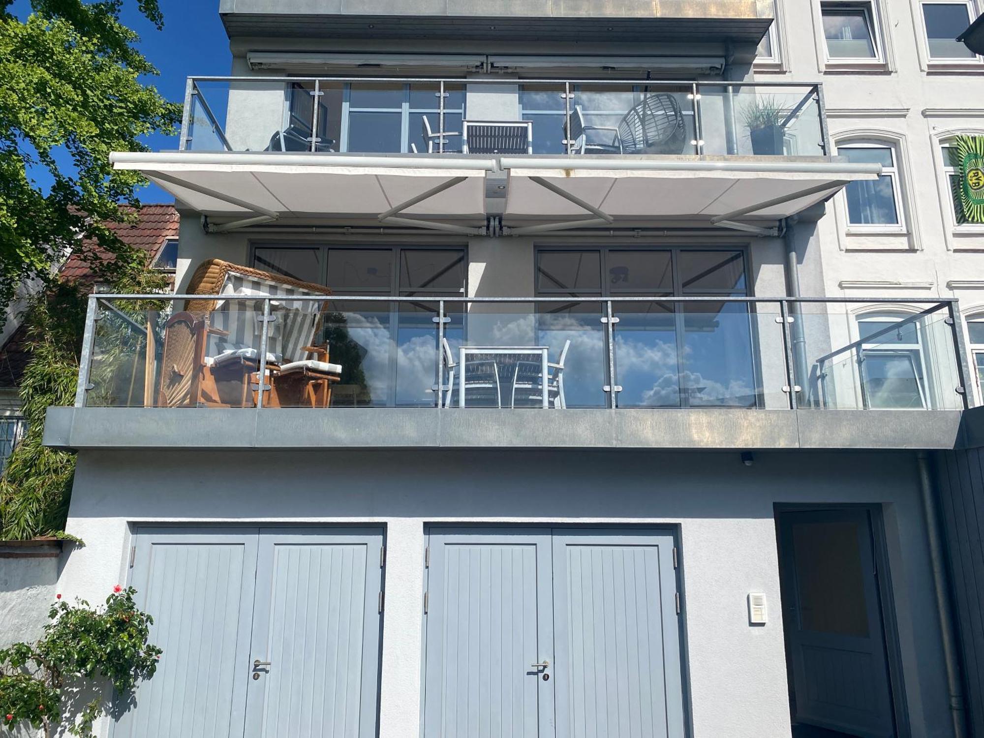 Innenstadt-Oase Im Kapitaensviertel Flensburgo Exterior foto